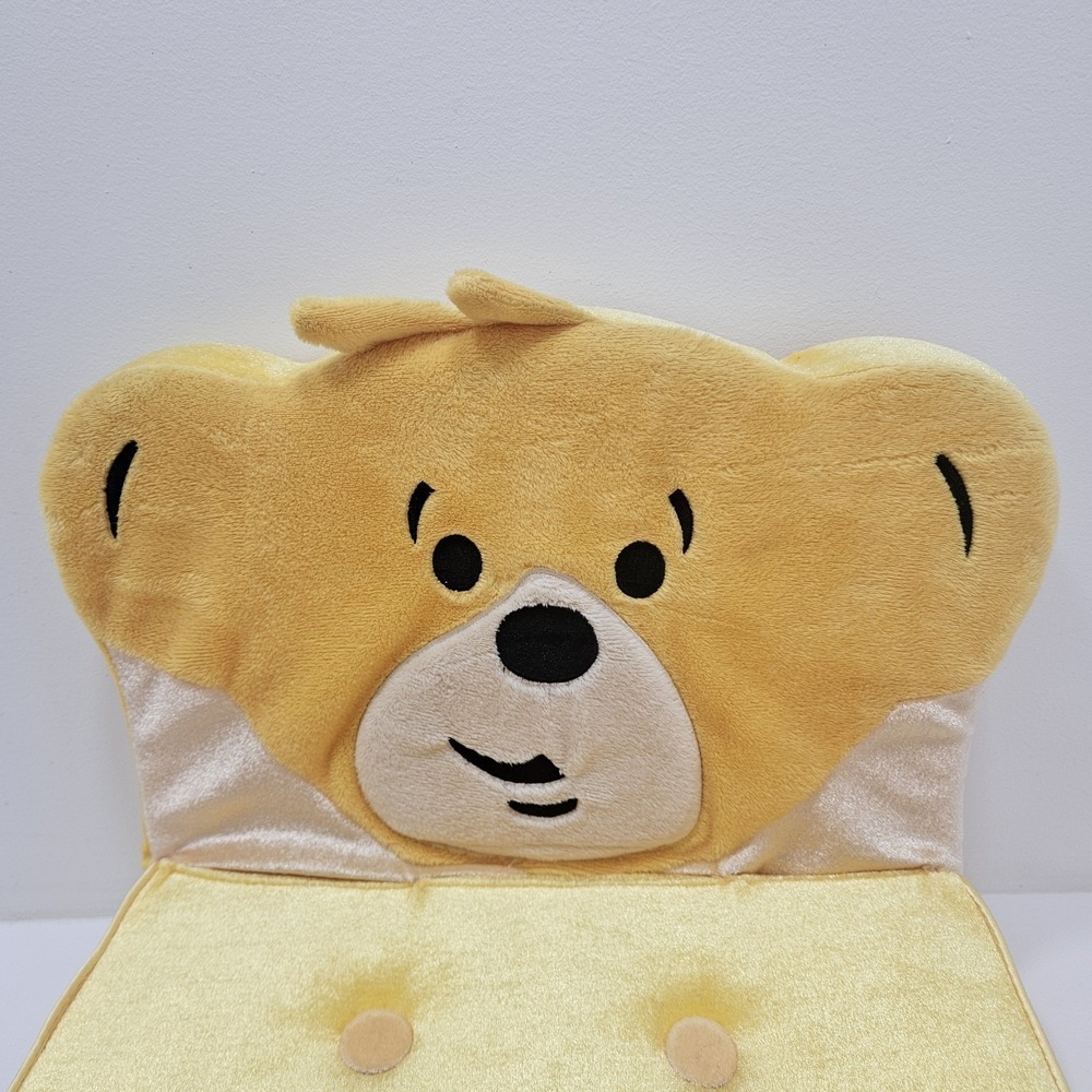 Yellow Build A Bear Bed Chair Futon Folds Out Plush - Picture 4 of 16